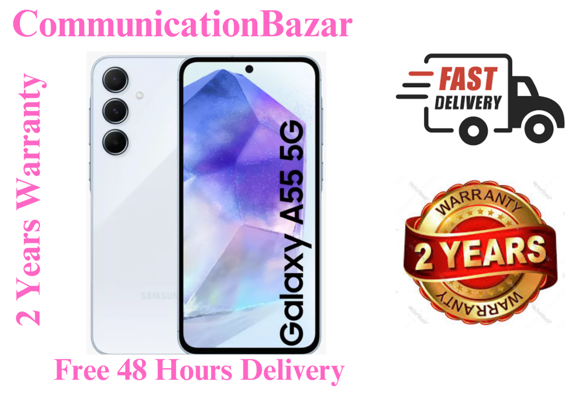 New Samsung Galaxy A55 5G 128GB 8GB Unlocked D/S 2024 Android