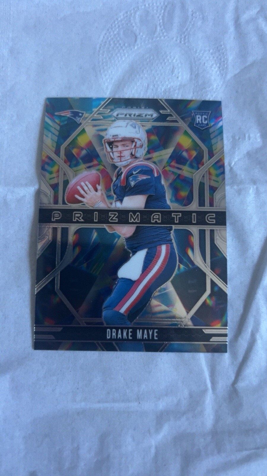 2024 Panini Prizm - Prizmatic Green Ice Prizm #2 Drake Maye (RC)