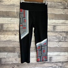 Sweaty Betty London The Zero Gravity Women's Black Red Leggings Size Small