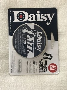 NEW UNOPENED Daisy Flat Nose .177 Cal. Pellets  (Tin of 500 Count)