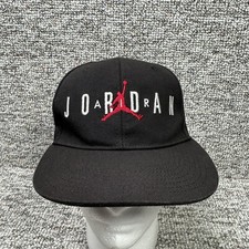 Nike Air Jordan Boys Youth Cap Hat Snapback Jumpman Black Y2K