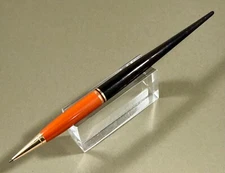 Vintage Black/Orange GT Formal Mechanical Desk Top Pencil Twist Style