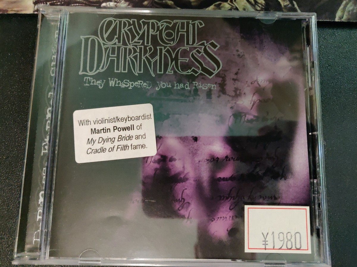 Cryptal Darkness They Whispered You Had Risen CD My Dying Bride | eBay