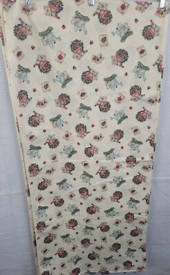 Timeless Treasures All Over Garden Theme Print Cotton Fabric 5 1/2 Yds x 44''