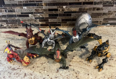Mega Blocks Dragon Beasts w/Egg for Parts or Repair