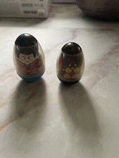 Vintage 1970's Weebles Retro Playschool Hasbro - Boy red Shirt and dog