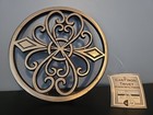 Sungmor Cast Iron Trivet Retro Round Kitchen & Dining Table Decorations