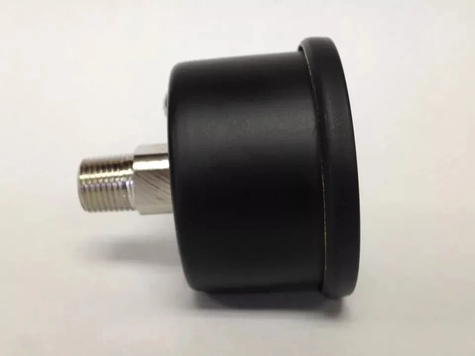 Marshall Gauge 0-100 psi presión de combustible presión de aceite 1,5" líquido negro medianoche Foto 4 de 4