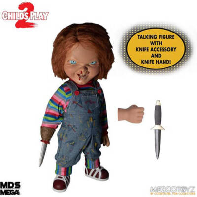 Mezco Toyz 78023 Childs Play 2 Talking Menacing Chucky Doll Figure