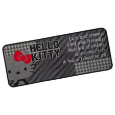 Hello Kitty Car Mat Rear Long Glen Check 100 3 40cm Car Accessory Sanrio Kitty