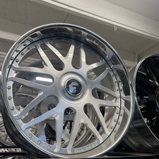 26 Forgiato Wheels Pinzette Brushed Chrome Lip Wheel Tire Package 5-6 Lug 26 Forgiato Wheels Pinzette Brushed Chrome Lip Wheel Tire Package 5-6 Lug