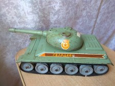 RARE Vintage Soviet USSR Original Tank Metal model toy vehicle retro Guardsman