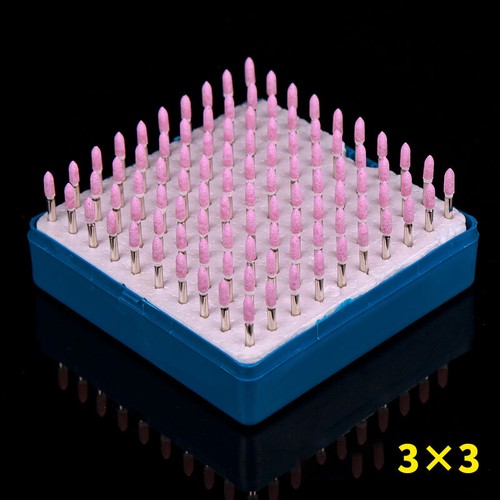 100pcs Rotary Mounted Abrasive Grinding Stone Point Wheel Bits Set For Dremel - Picture 11 of 16