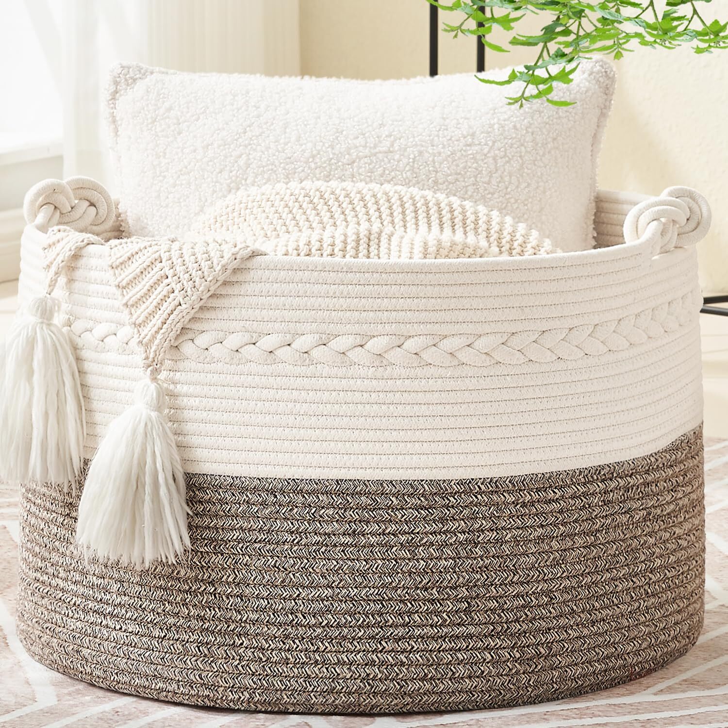 Large Blanket Basket (20