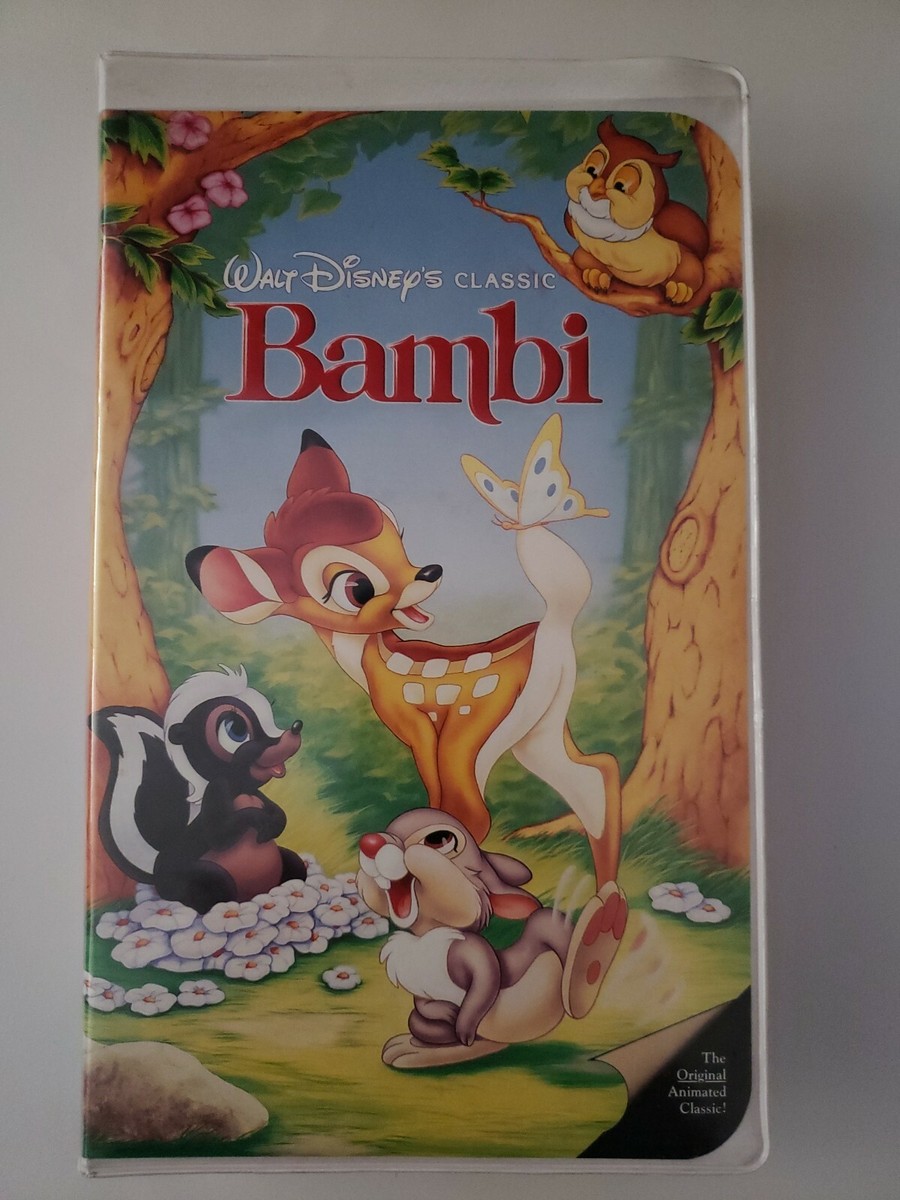 Disney Bambi VHS 942, Black Diamond Classics Edition 1989 | eBay