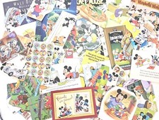 Disneys Mickey Mouse  Pluto Ephemera 100 Pc Paper Journals Scrapbooks