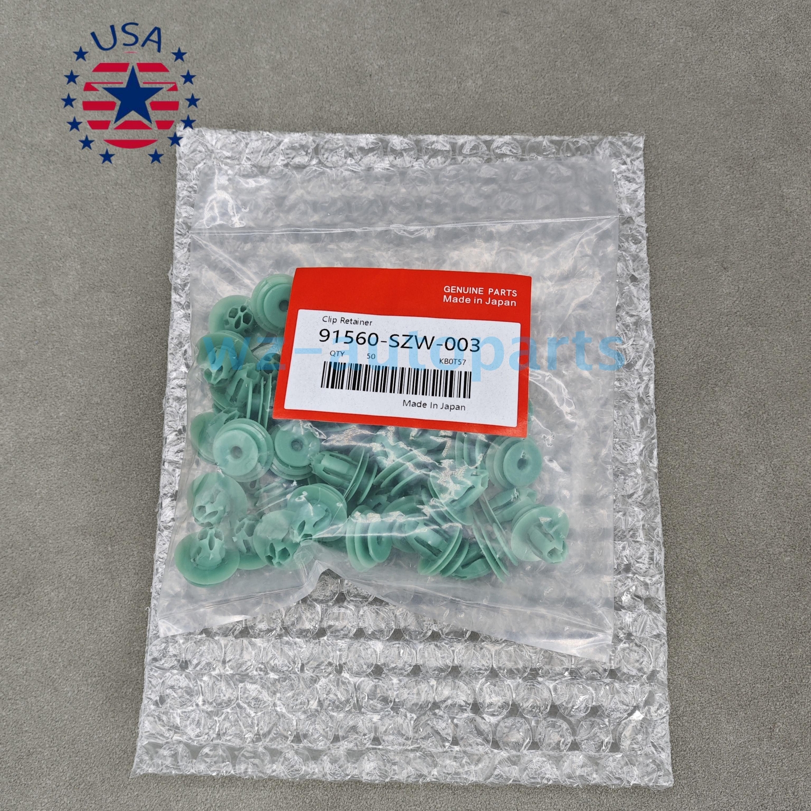 OEM 50× Door Panel Interior Trim Retainer Clip Fits For Honda 91560-SZW-003