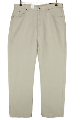 Lee C3713 Herren Jeans Hose W38 L34 38/34 beige hellgeige gerade + Leinen J3830