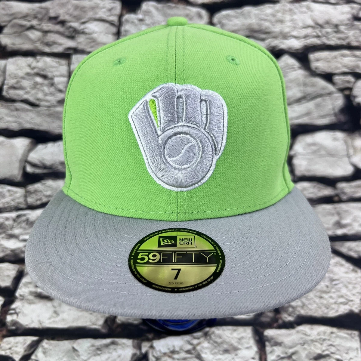 Milwaukee brewers green hat Clearance