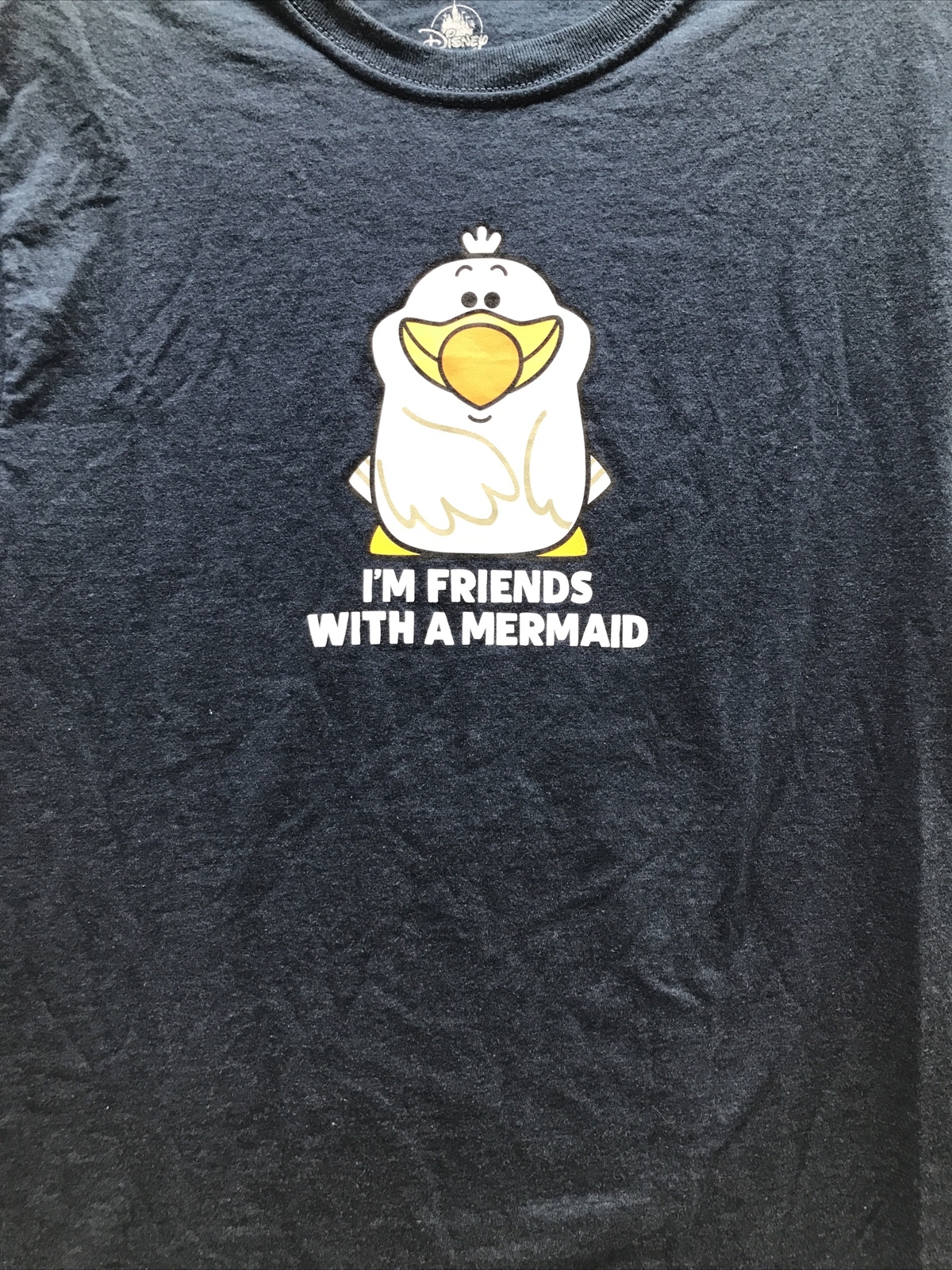 Disney Scuttle Scully Little Mermaid Tshirt Adult S I’m Friends With A Mermaid eBay