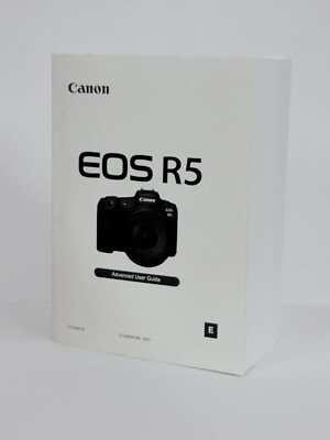 Canon EOS R5 Instruction Owners Manual  EOS R5 Book NEW