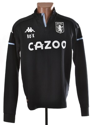 ASTON VILLA 2019/2020 TRAINING FOOTBALL TOP KAPPA SIZE M ADULT