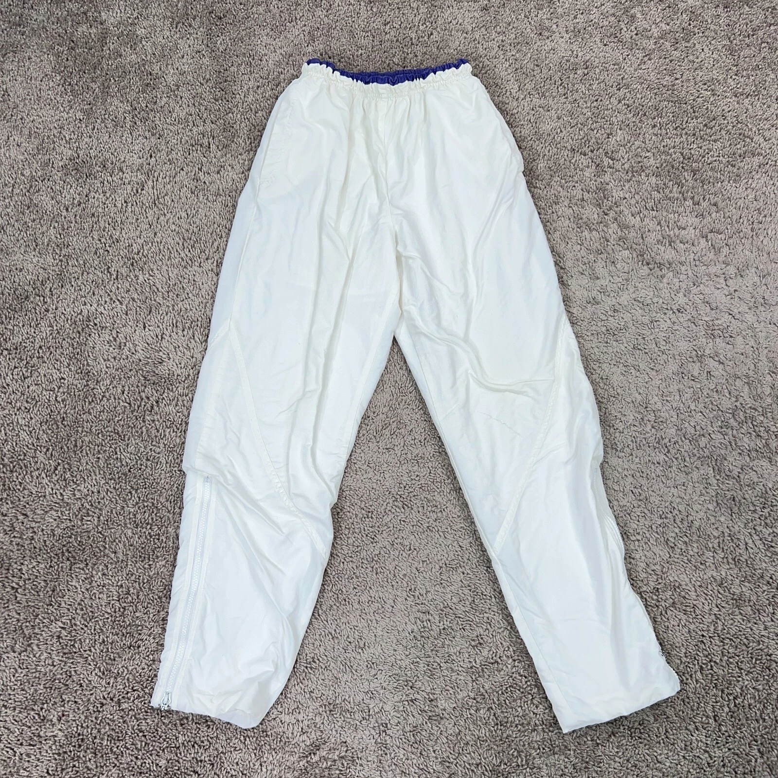 Pantalon Nike vintage femme petite cour suprême cheville fermeture éclair jogger tennis échauffement