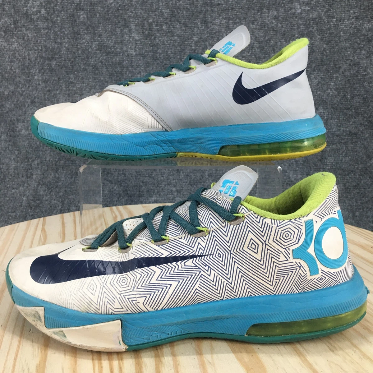 Nike Shoes Mens 8 KD 6 Home II Basketball Sneakers Kevin Durant 599424 009
