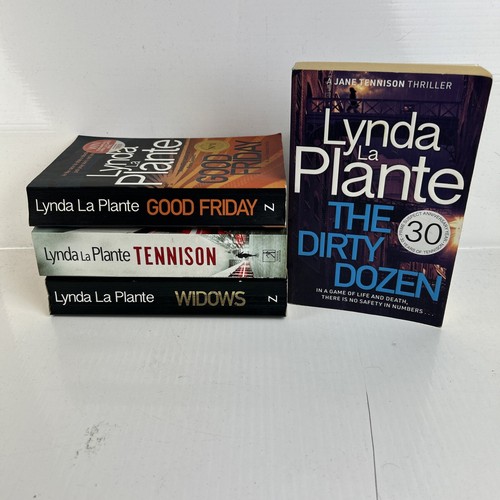4X Lynda La Plante Paperback Books Bundle Job Lot crime police