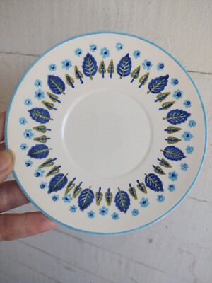 Vintage MCM 1960 s Marcrest Swiss Alpine Chalet saucer 5.75'' Plates 13 Avail