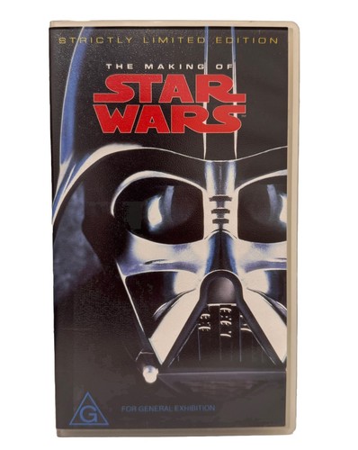 Star Wars VHS The Making Of Limited Edition 20th Century Fox Video Tape Rare