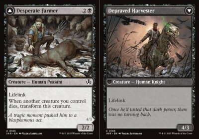 Desperate Farmer // Depraved Harvester - Foil x1 - Innistrad Remastered - NM-Min