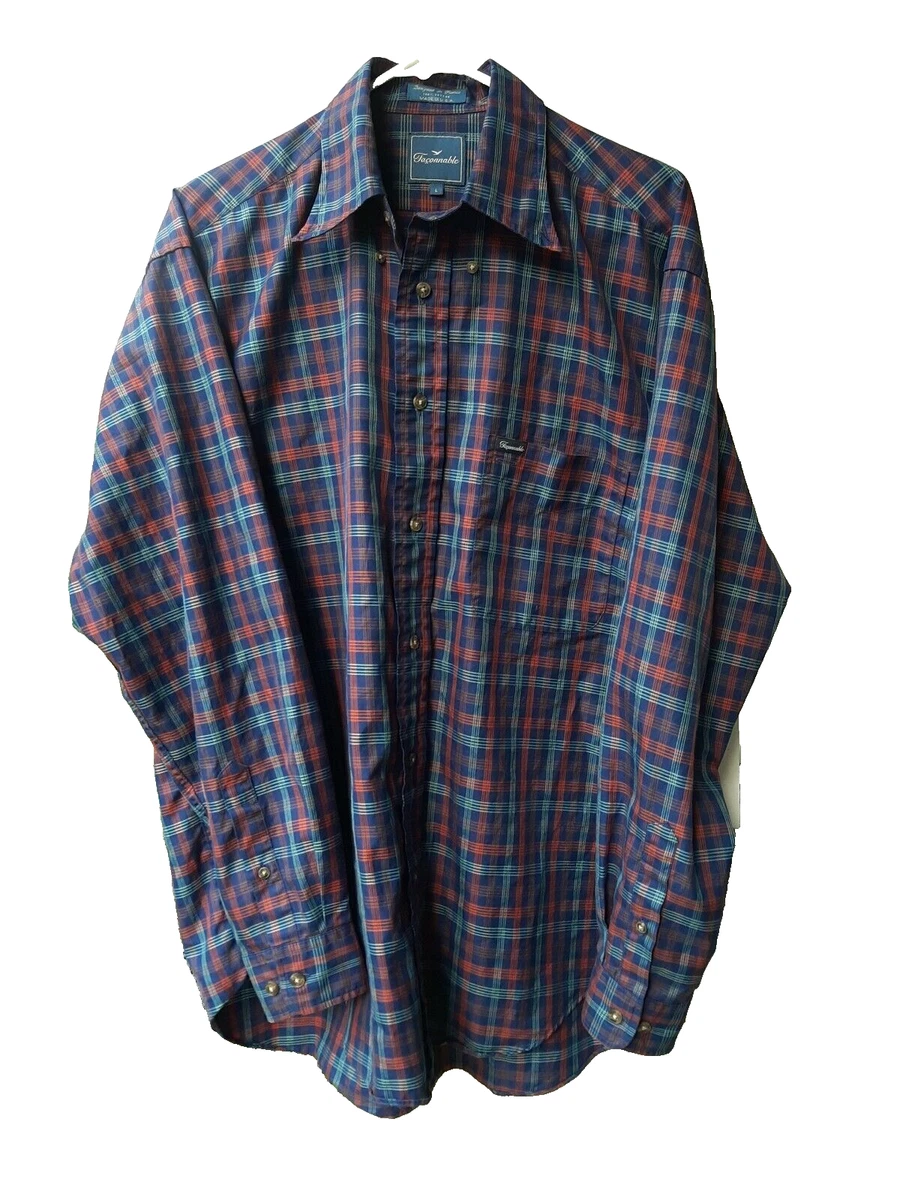 mens designer checked shirts