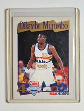 Dikembe Mutombo Nuggets 91-92 NBA Hoops, Rookie Card RC ☝️