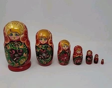Matryoshka Nesting Doll Set Of Seven Dolls