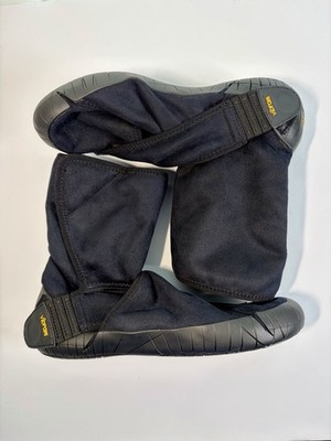 Vibram Furoshiki New Yorker Mid Wrap Fleece Lined Boots Black Unisex Women's 7-8