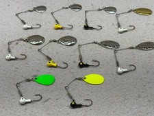 Jig Spinners, 1/16 oz. (10),   What you see is what you get R FREE SHIPPIHG