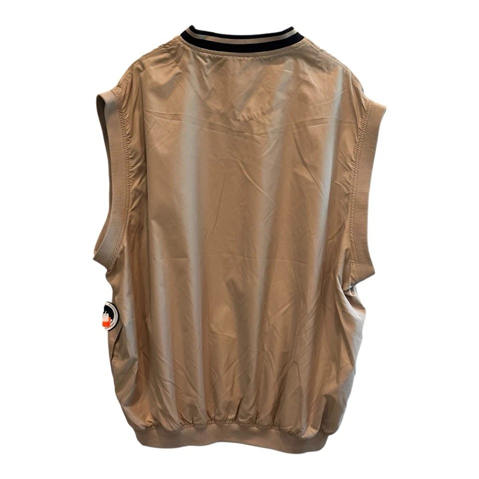 Vintage Ultra Club Collection Golf Vest Mens 3XL Beige Sleeveless Polyester - Image 2 of 4