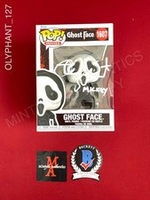 Timothy Olyphant signed Ghostface Funko Pop #1607 Scream Beckett COA