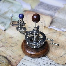 Orrery A Premium Home D cor 8" Art Piece, Solar System with Stone  Marbles