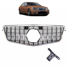 K&uuml;hlergrill Panamericana GT Chrom Schwarz f&uuml;r Mercedes E-Klasse W212 ab 09-12