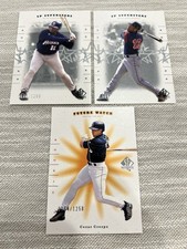 2001 SP Authentic Tony Gwynn Roberto Alomar /1250 Serial Numbered Insert Lot