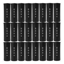 Jumbo Perm Rods,24 Pcs Black Color for Natural Hair Large Cold Wave Long Short H