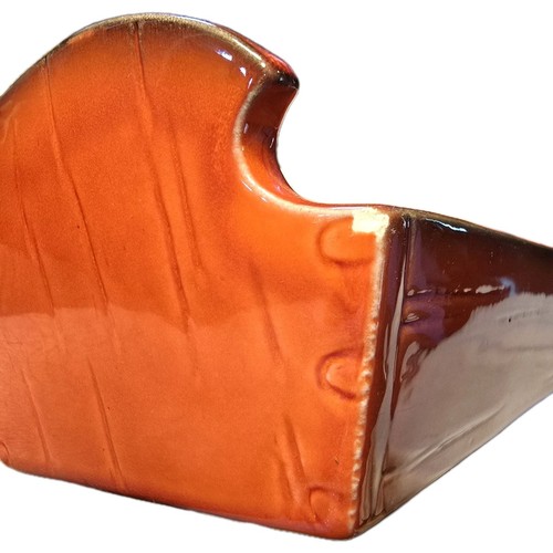 Metlox Bread Tray Poppytrail Red Rooster 9x6x4 Mid-Century Modern USA Ceramic - Picture 7 of 7