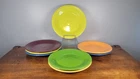 Fiesta ware Dinner Plates 10 1/2" Fiesta Homer Laughlin  Multi Colors Set Of 8