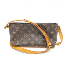 LOUIS VUITTON M51240 Trotter Crossbody Bag Shoulder Bag Brown/GoldHardware