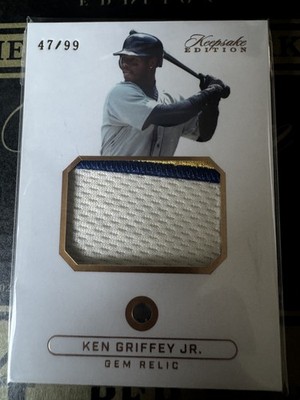 2024 Keepsake Multi Sport Edition - Ken Griffey Jr Gem Relic Card 47 /99