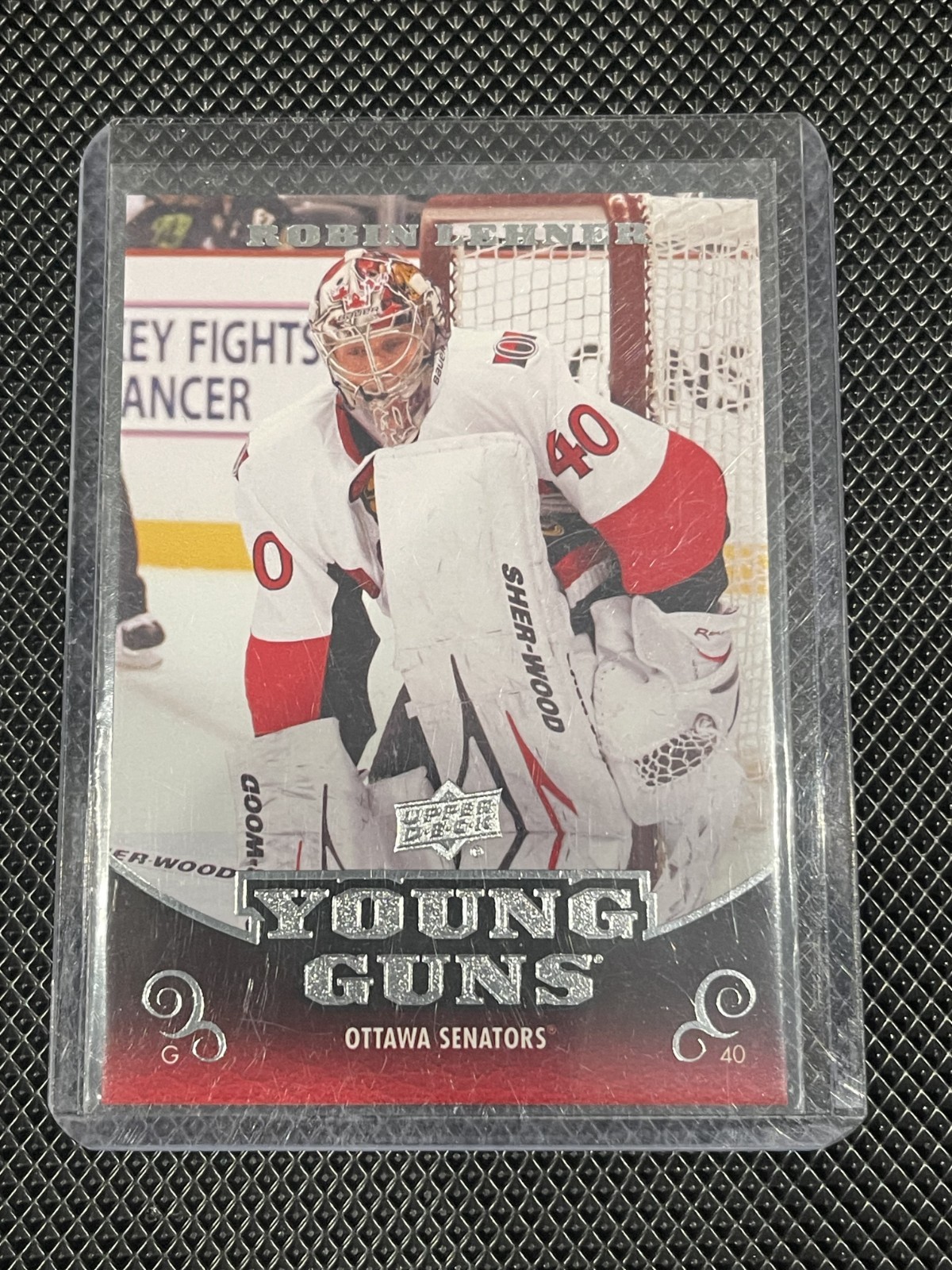 Robin Lehner - 2010-11 Upper Deck Series 2 Young Guns #486 - Senators