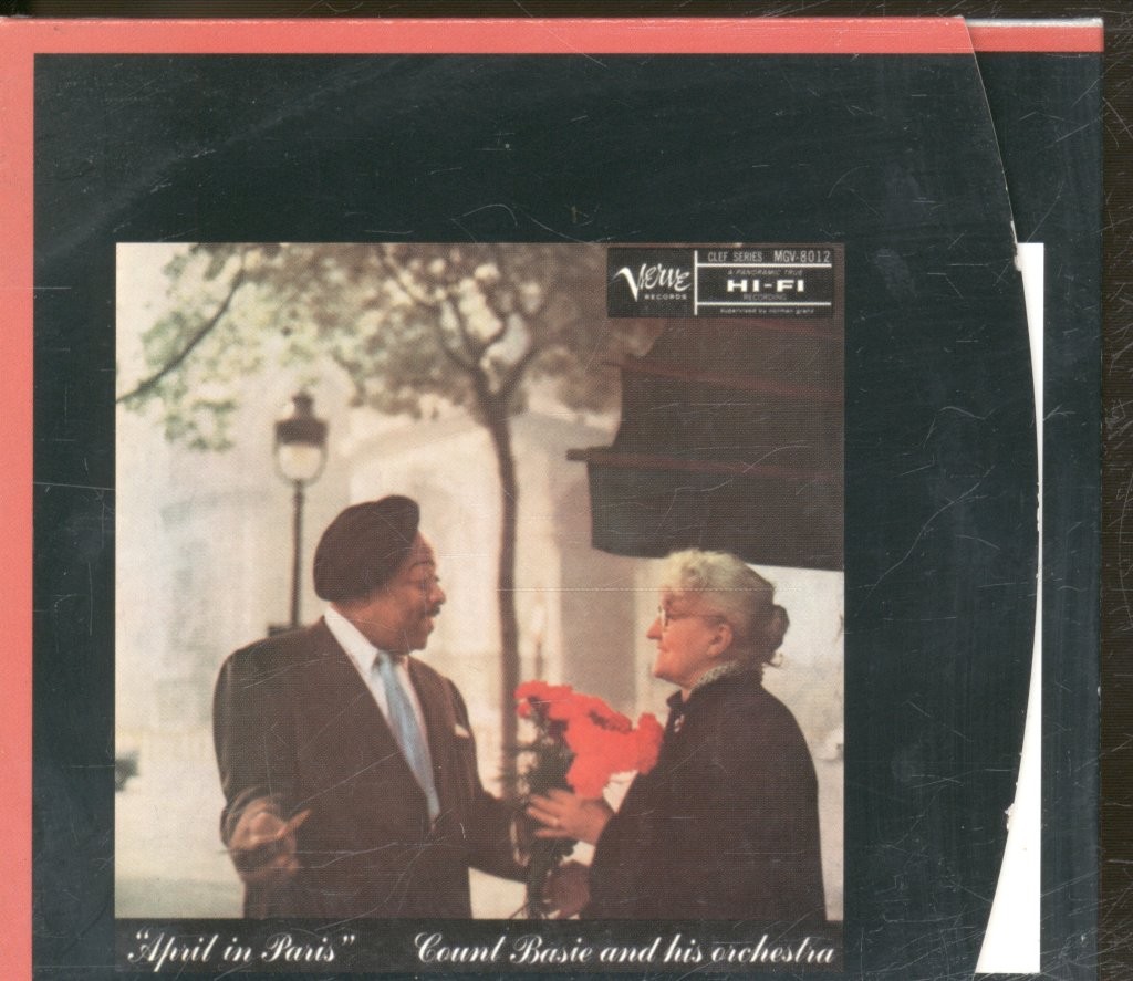 Count Basie Orchestra April In Paris CD Europe Verve 1997 in die-cut tri-fold