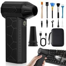 Compressed Air Duster, Multi-Gear Adjustable 130000RPM Electric Air Duster, R...